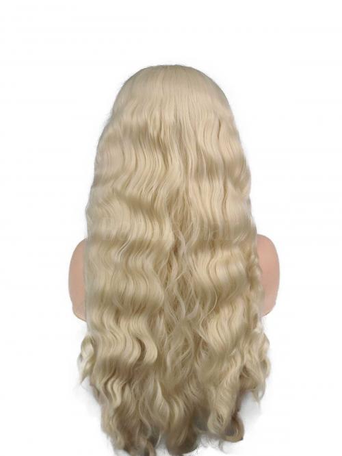 Popcorn Slight Curly Lace Front Wig - Synthetic Wigs - BabalaHair