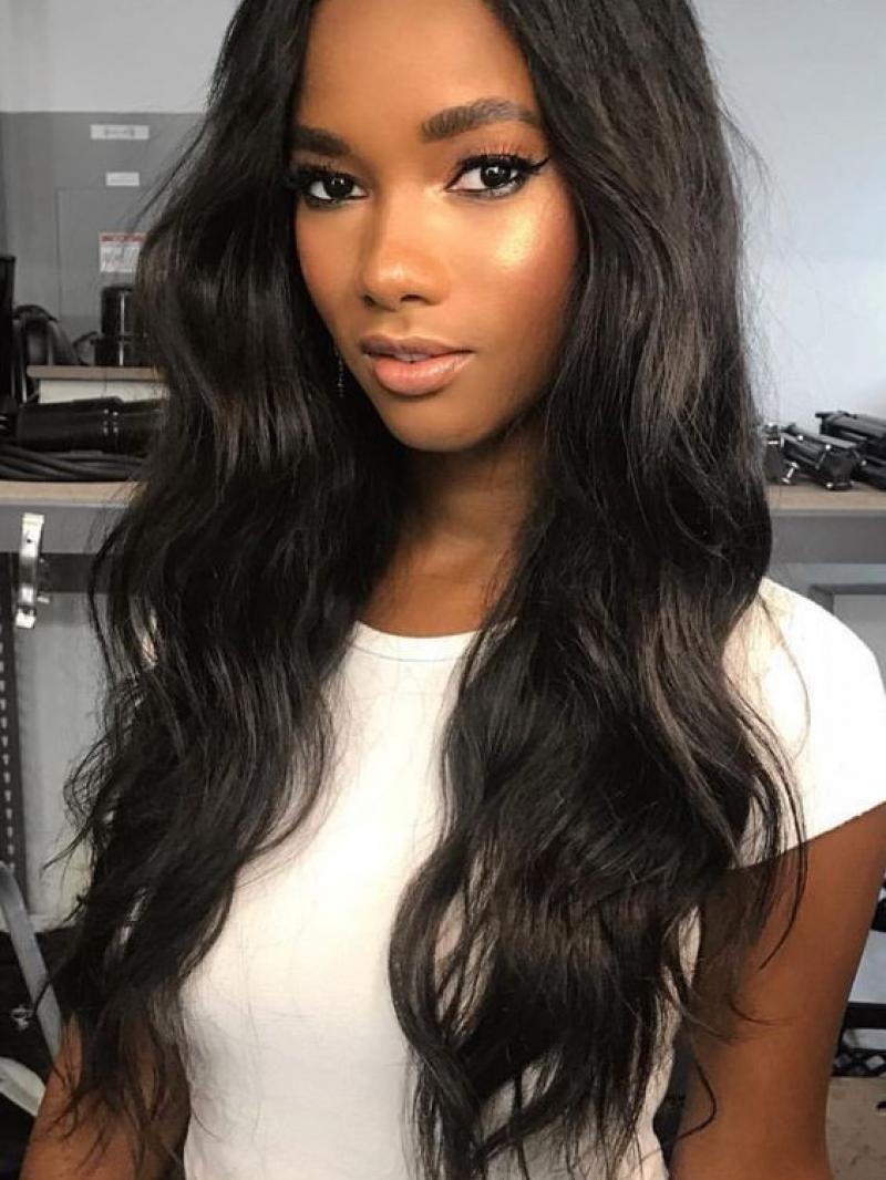 20 inches Natural Wave Lace Front Human Hair Wig - Human Hair Wigs ...