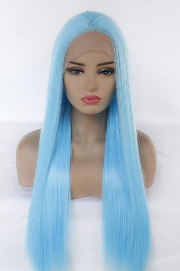 blue wig