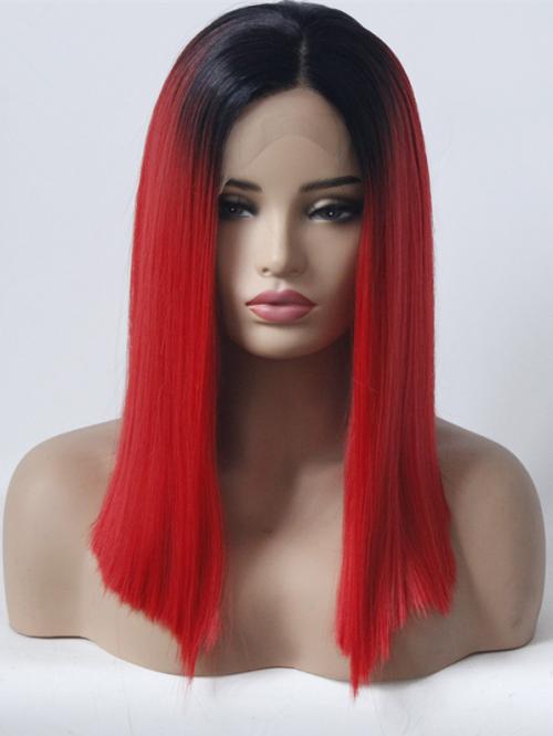 1bt Red Bob Lace Front Wig Synthetic Wigs Babalahair