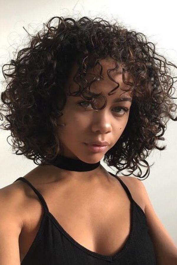 14 inches Short Curly Lace Front Human Hair Wig - Human Hair Wigs